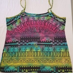 Tribal Print Baby Doll Style Tank